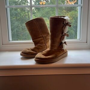 Victoria tall kookaburra boots in chestnut. Pre loved